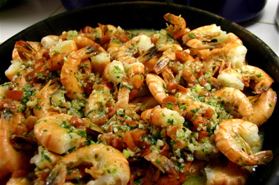 Garlic Shrimp Provençale