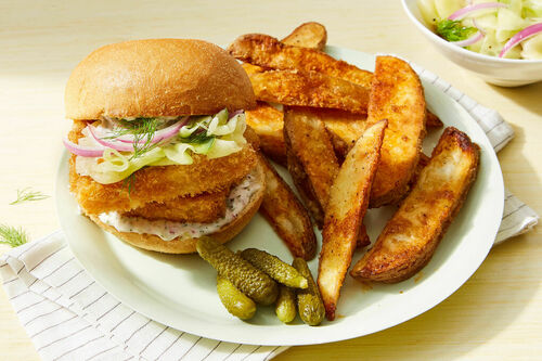 Fish Sandwich with Fries